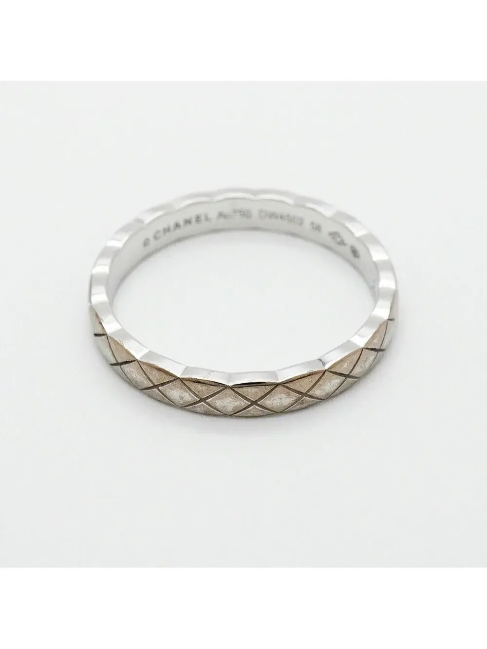 Chanel Ring 18K White Gold #327577C17B